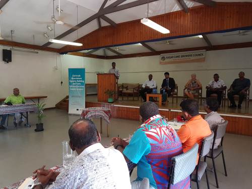Sugarcane grower cooperative executives attending a capacity building workshop in Lautoka this morning. Picture: FELIX CHAUDHARY