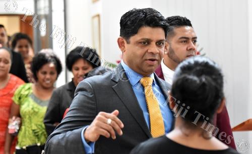 Attorney-General and Acting Prime Minister Aiyaz Sayed-Khaiyum in Parliament. Picture: RAMA