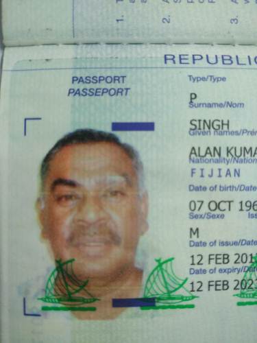 One of the missing passports is under the name of Alan Kumar Singh. Picture: SUPPLIED