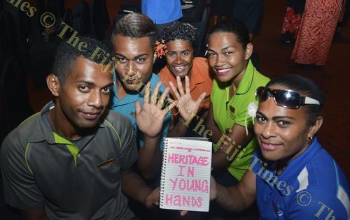 Participants during the Heritage in Young Hands: Training for Trainers workshop at Shangri-La's Fijian Resort in Sigatoka yesterday. Picture: BALJEET SINGH
