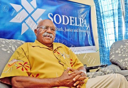 SODELPA leader Sitiveni Rabuka. Picture: FILE