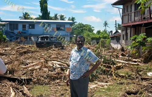 Minister for Local Government and Housing Parveen Kumar in Yalalevu, Ba on Tuesday. Picture: BALJEET SINGH