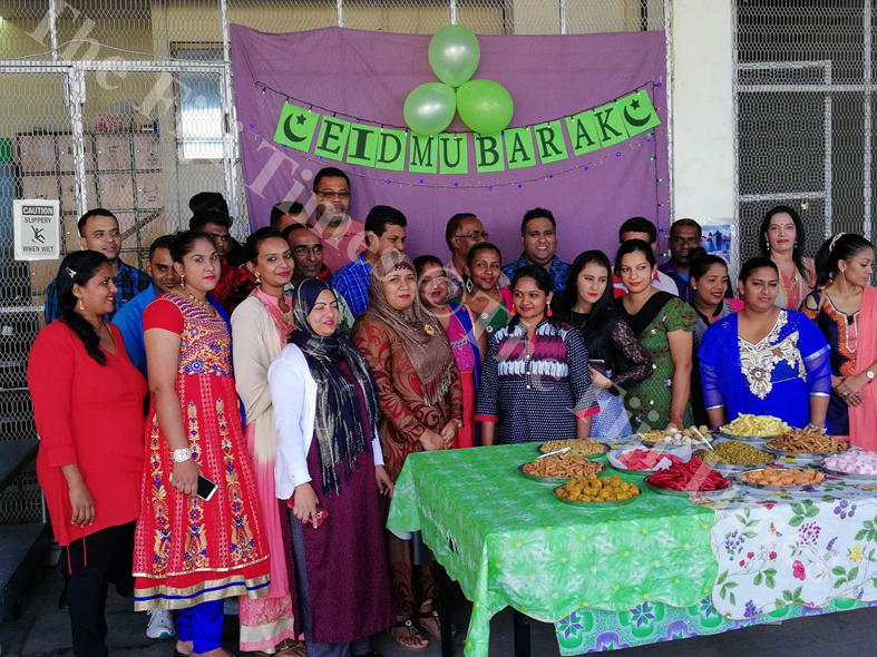 Management and staffs of Lale's ShopRite supermarket during the EID celebrations in Lautoka. Picture: SUPPLIED