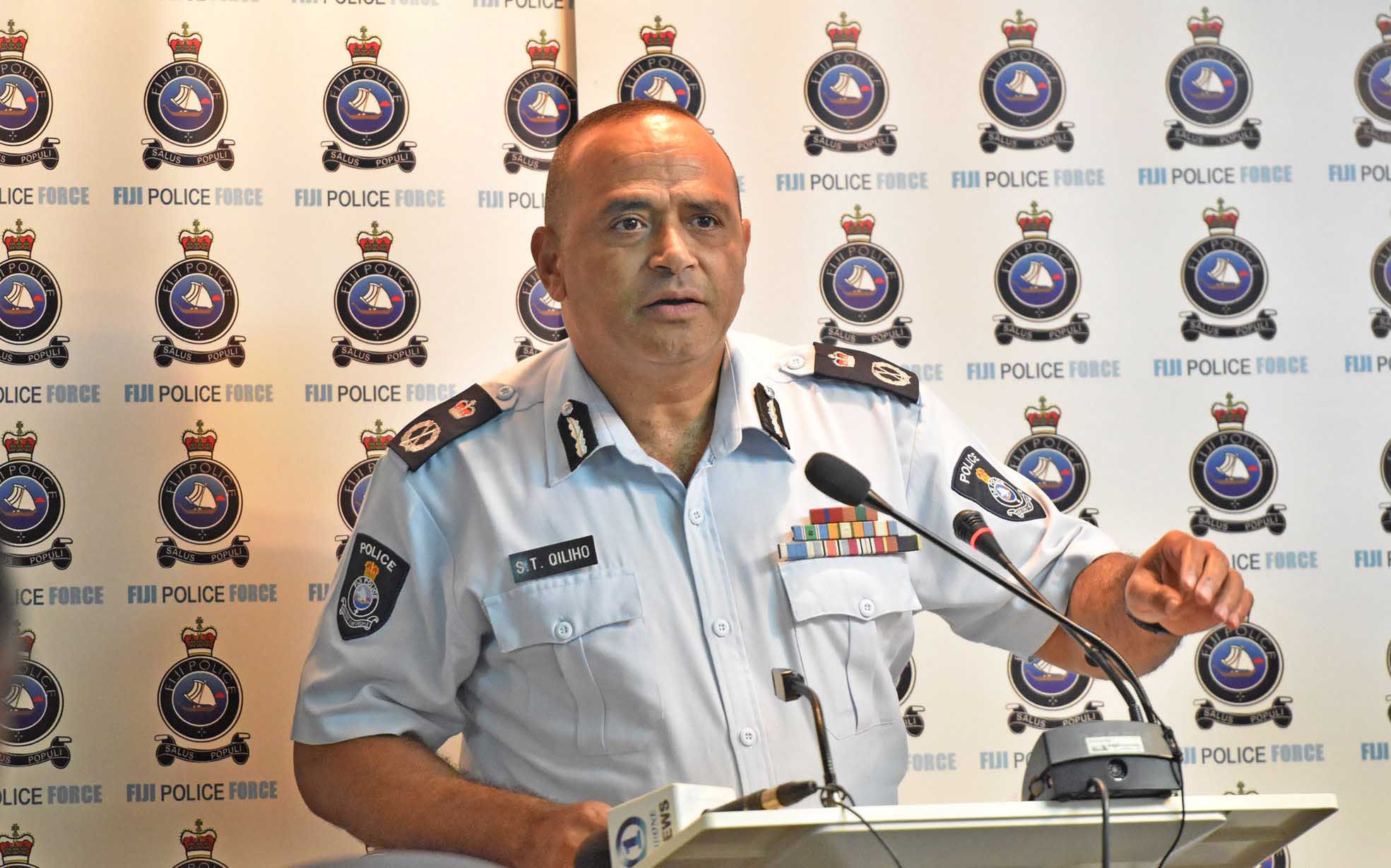 Police commissioner Sitiveni Qiliho during the press conference on police crime stats of 2017. Picture: RAMA