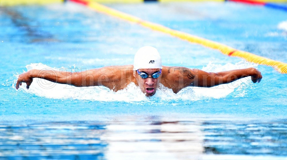 Vakasama sets swim record - The Fiji Times