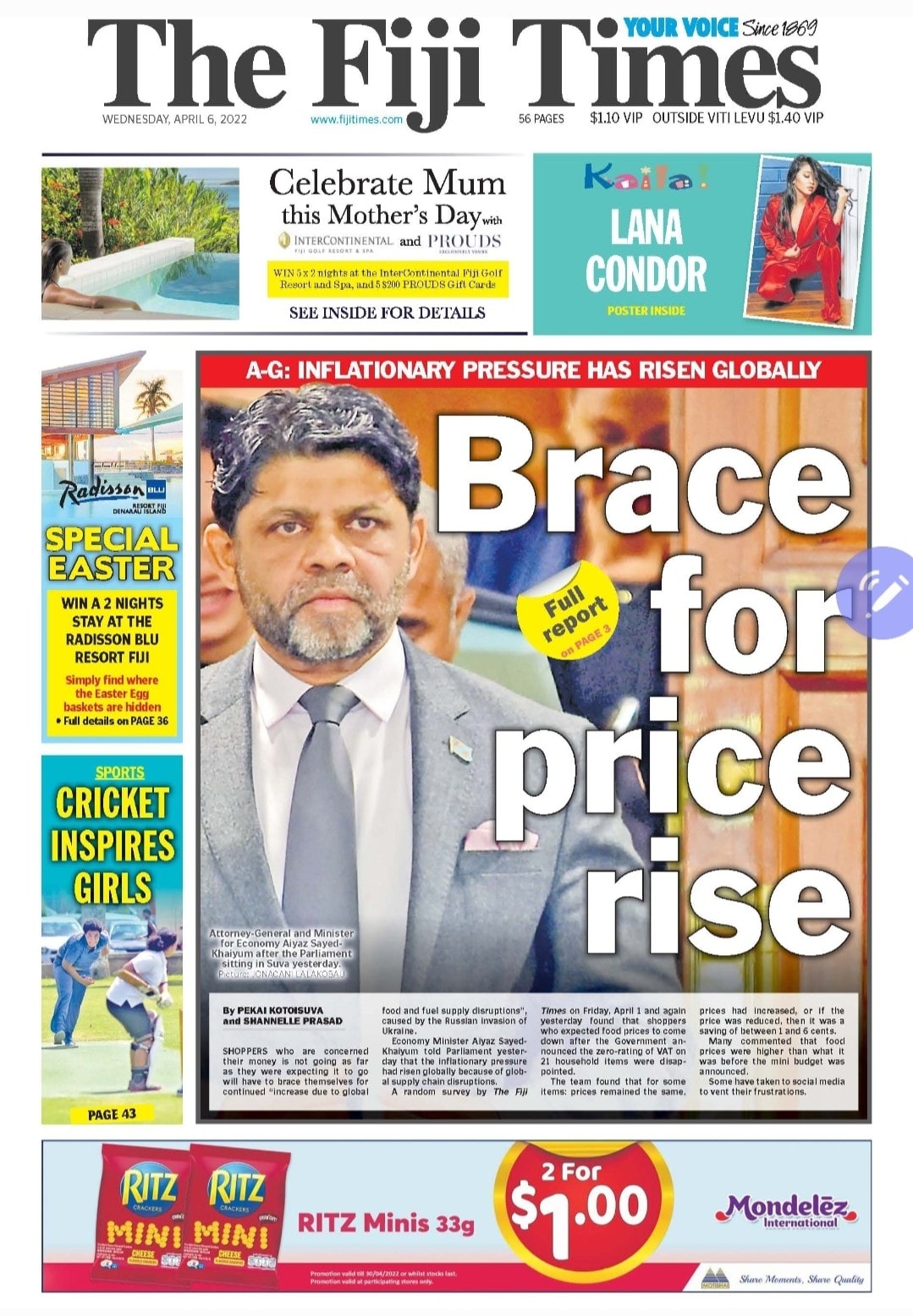 From the Editor-in Chiefs desk: Your April 6 briefing - The Fiji Times