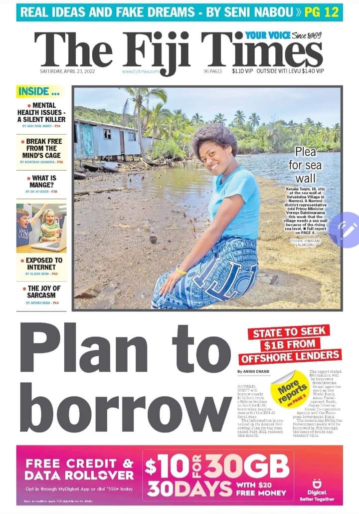 From the Editor-in Chief’s desk: Your April 23 briefing - The Fiji Times