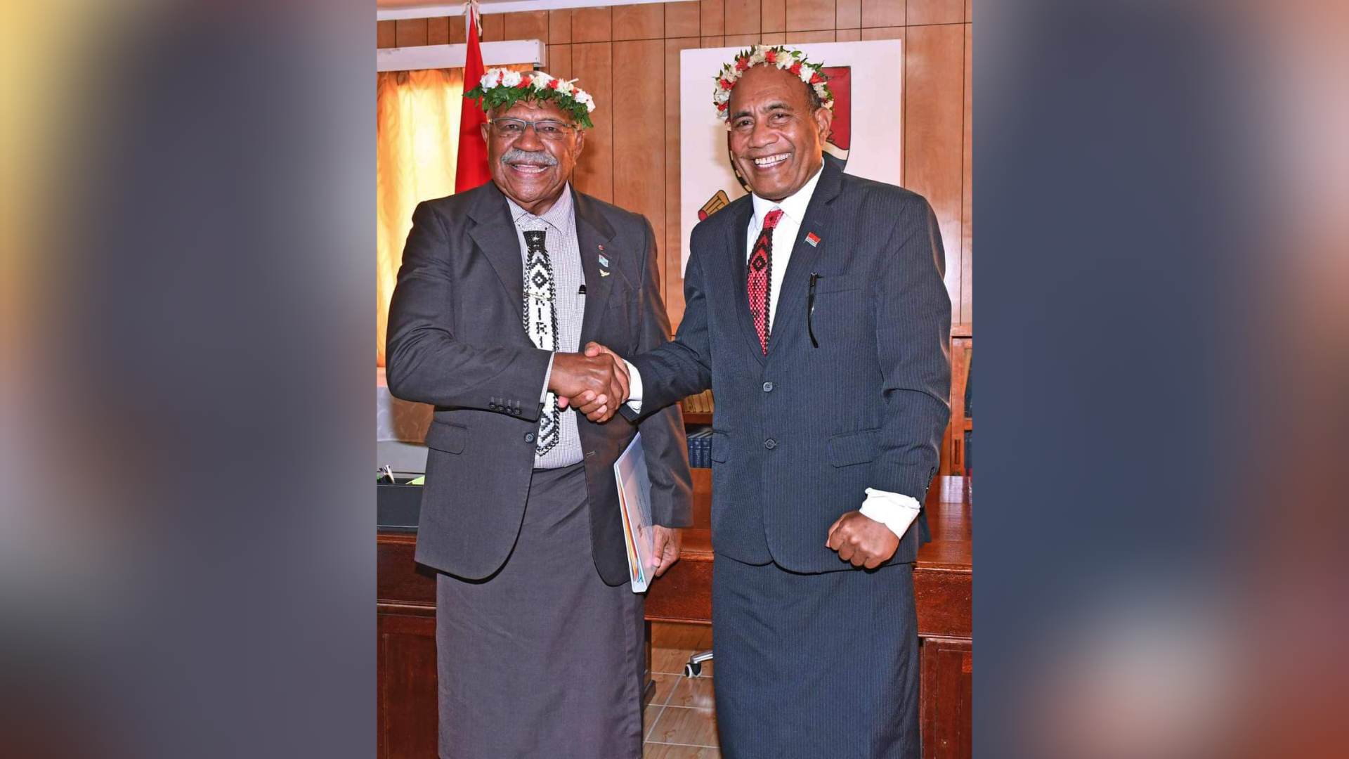 PM Rabuka thanks Kiribati president for starting functions with a ...