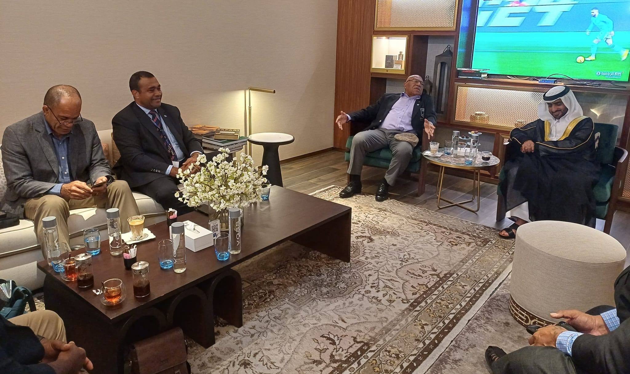 PM Rabuka arrives in Dubai for world climate summit - The Fiji Times