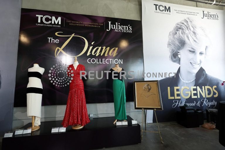 Princess Diana dress sells for record $1.1 million at auction - The ...