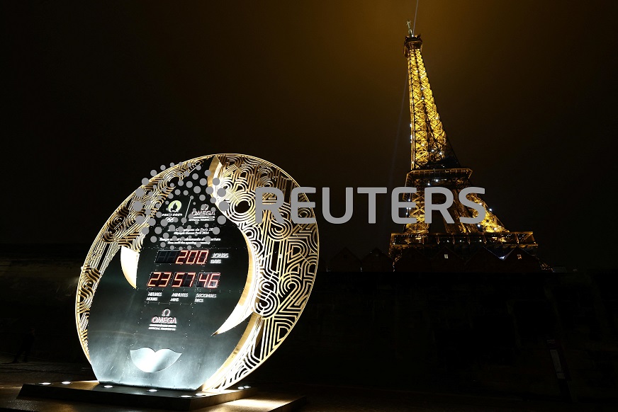 OlympicsMacron hits Paris 2024 countdown button The Fiji Times