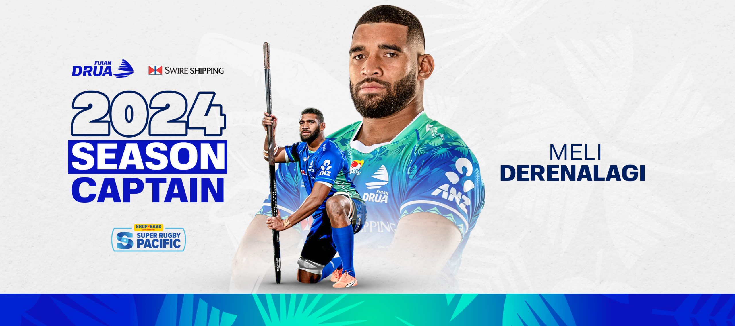 Derenalagi - Fijian Drua captain for 2024 Super Rugby Pacific campaign ...