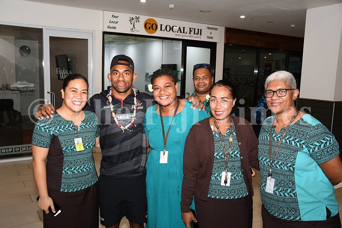 Crusaders arrive for match against Drua March 7, 2024 The Fiji Times