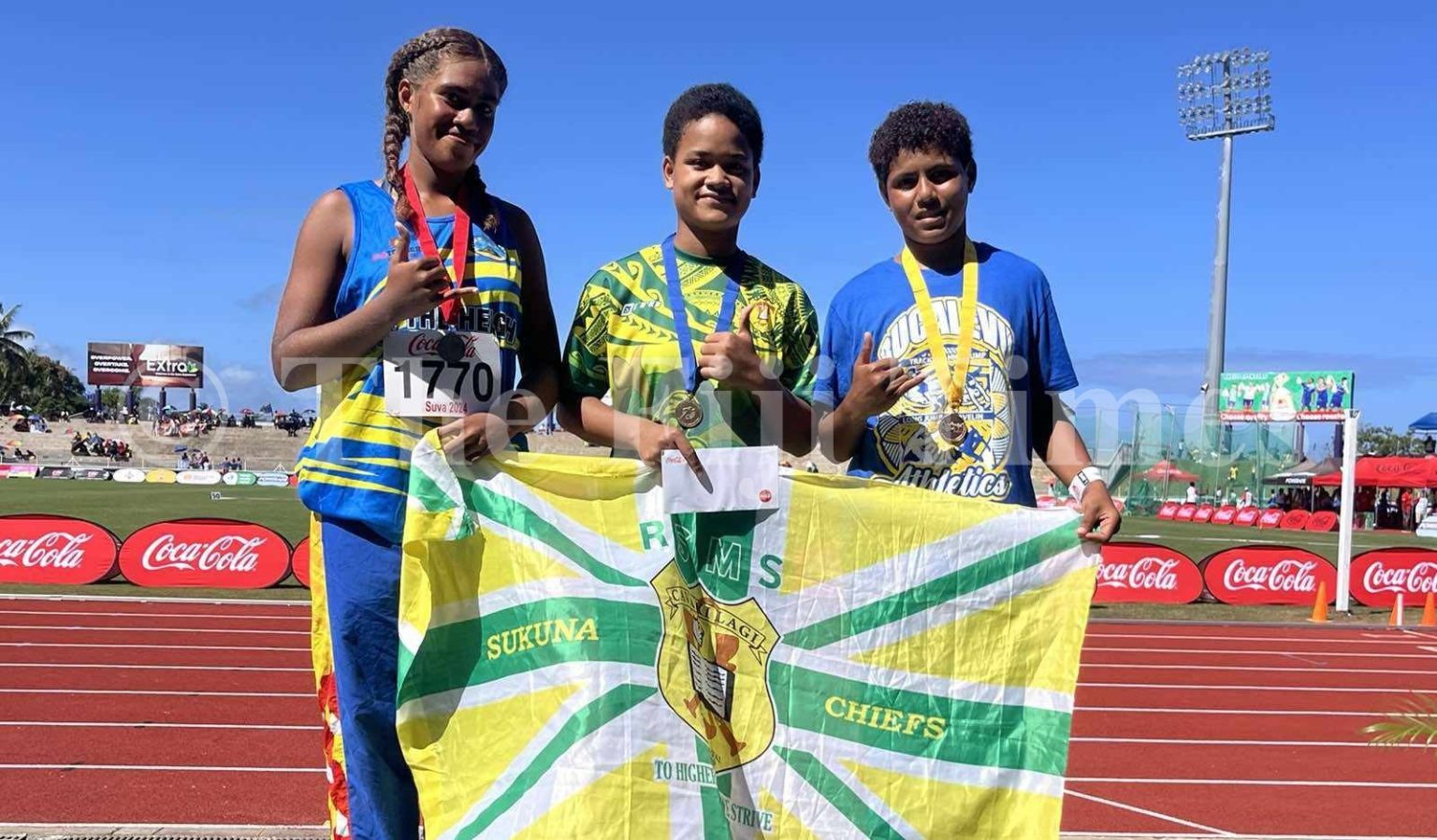 2024 CocaCola Games RSMS wins gold in junior girls javelin throw