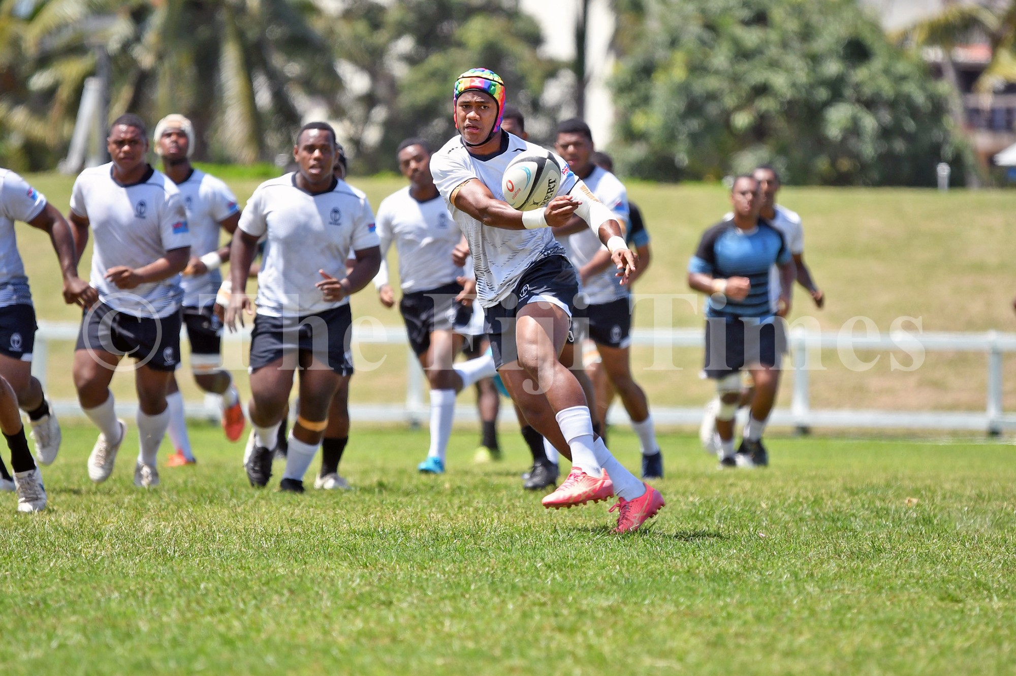 Vodafone Fiji Schoolboys rugby team training session September 24