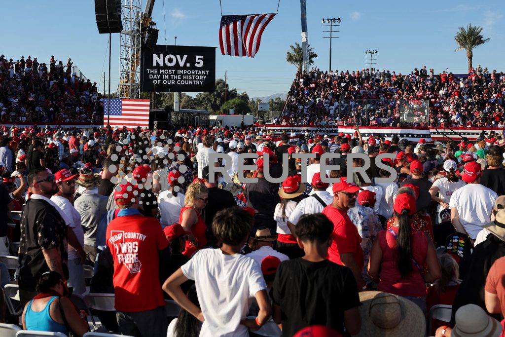 Man arrested near Trump rally in California on gun charges The Fiji Times