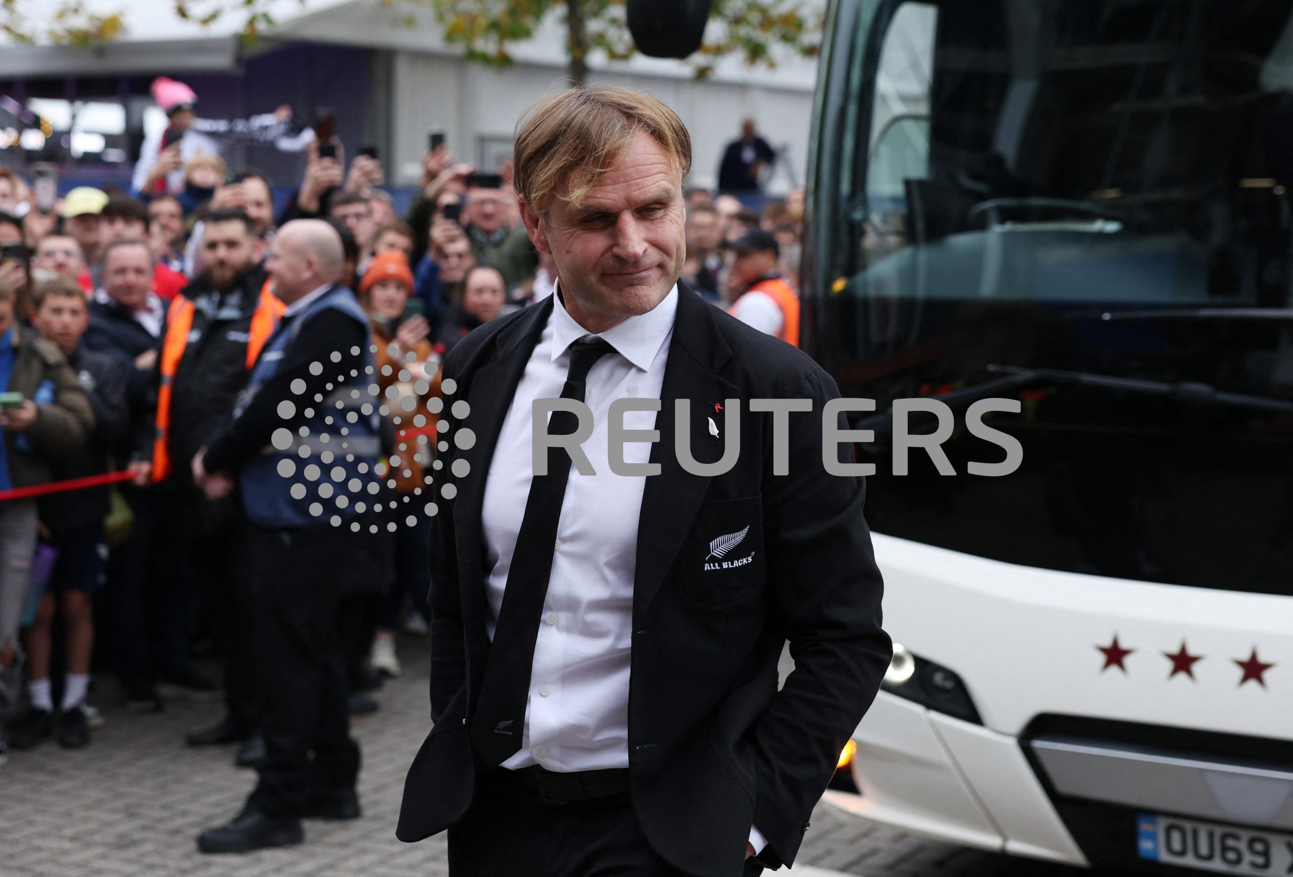 Rugby All Blacks' Robertson praises precise attacking in narrow