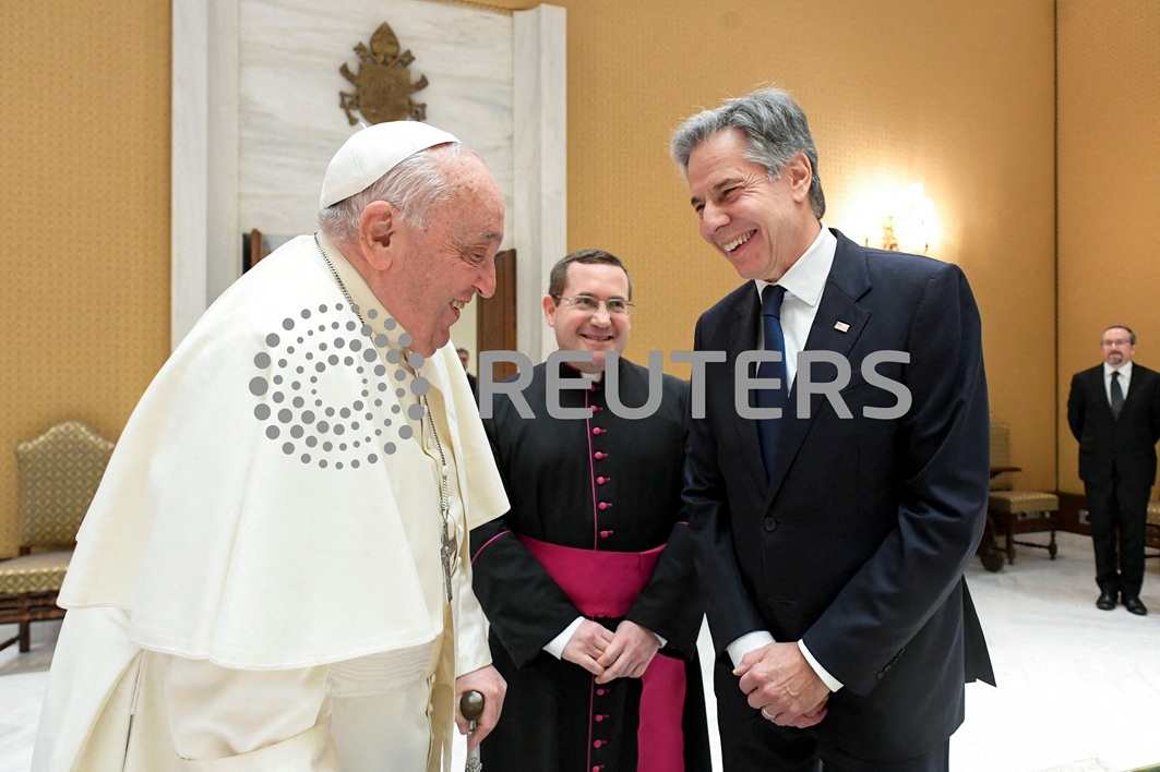 After Vatican visit, Blinken praises Pope Francis’s work on LGBTQ rights After Vatican visit, Blinken praises Pope Francis’s work on LGBTQ rights