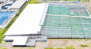 Punjas’ $55m distribution centre under construction in Lautoka. Picture: SUPPLIED