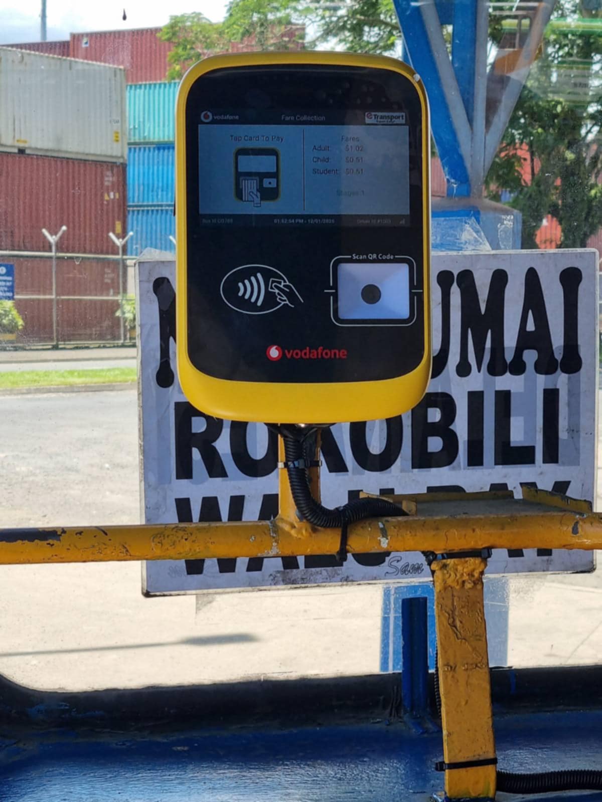 The New E-transport machine in operation. Picture: SOPHIE RALULU.