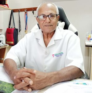 NCCI president Dr Ram Raju in his office. Photo: Shalendra Prasad