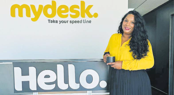 mydesk founder Dipti Sharma. Picture: SUPPLIED