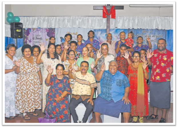 Deputy General Superintendent AOG Fiji Rev Pritam Singh, sitting middle, with other Good News AOG church members during the New Year’s Day celebration at Topline, Lautoka. The New Year brings with it a fresh opportunity to reflect, reset, and embrace positive changes, writes the Consumer Council of Fiji. Picture: BALJEET SINGH