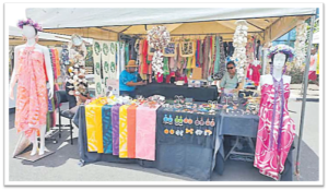 Talamoana Designs products on display at the Roc Market. Picture: Talamoana Designs
