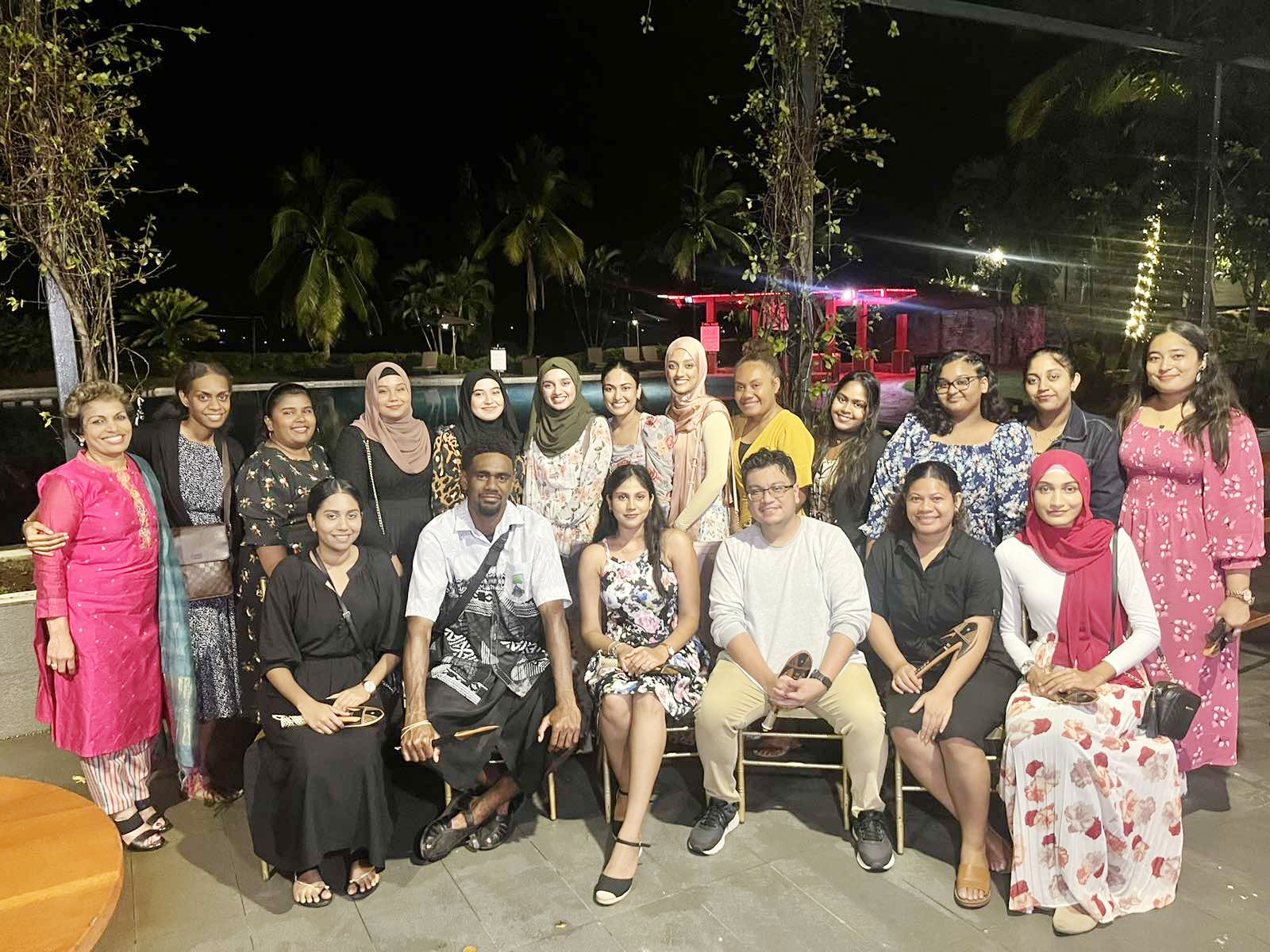 Nursing and MBBS students of Dr Umanand Prasad School of Medicine and Health Sciences (UPSMHS) during the Sai Medical Camp in Nasau last year. They could soon have access to PSH Hospitals. Picture: SUPPLIED