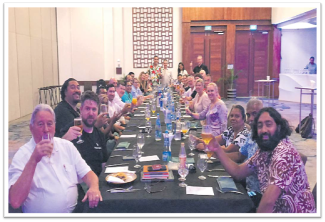 Participants of the Canberra Trade Missions event at the Sheraton Fiji Golf Resort and Spa in Nadi on Tuesday. Picture: MALEVIS KUMAR