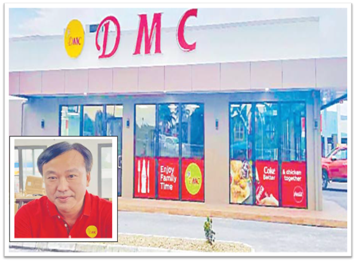 DMC’s first branch at Nokonoko Rd, Laucala Beach in Suva. Picture: DMC Inset: DMC owner Weng Wei Jie. Picture: JOSEFA SIGAVOLAVOLA