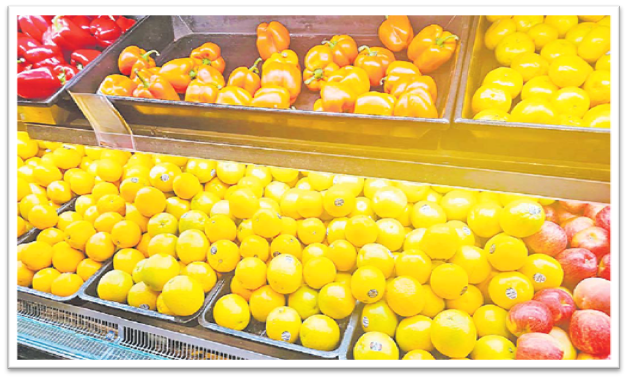 The fruit section in a supermarket in Suva. Picture: JOSEFA SIGAVOLAVOLA