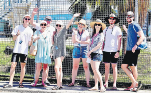 Tourists from the cruise ship Royal Caribbean Voyager of the Seas enjoy their day outin Lautoka. Picture: BALJEET SINGH/FILE