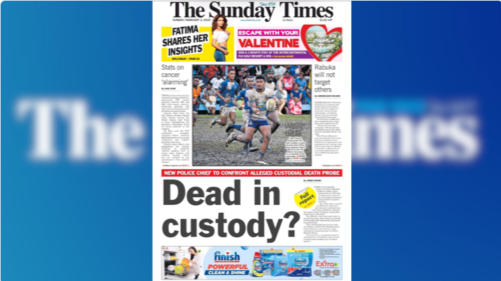Sunday Times Education Editor 2026.FROM THE EDITORS DESK - The Sunday Times February 2, 2025 - The Fiji Times