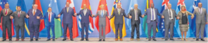 Chinese and Pacific ministers at the Third China-Pacific Island Countries Foreign Ministers’ Meeting in Xiamen, Fujian Province, China. Picture: CHINA EMBASSY IN FIJI