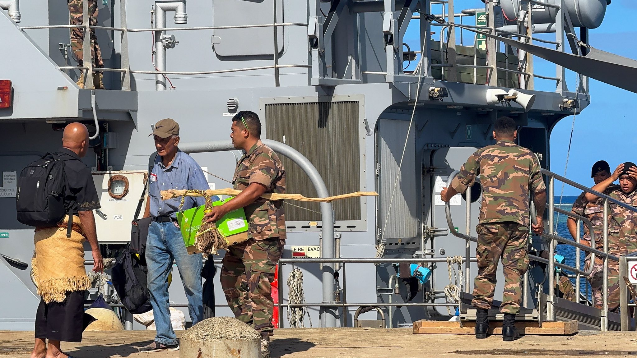 MP demands answers over Tongan Navy’s unchecked arrival in Lakeba with dignitaries and crop
