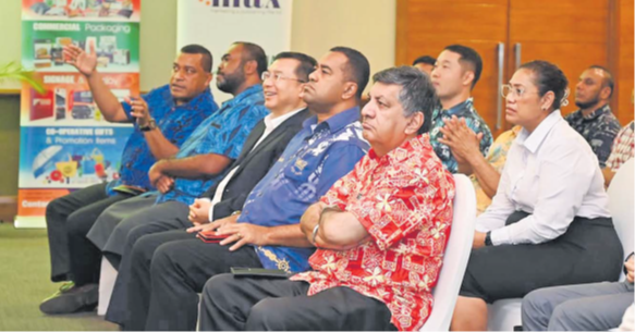 Guests at the launch of the steel home product last Friday. Picture: FIJI GOVERNMENT