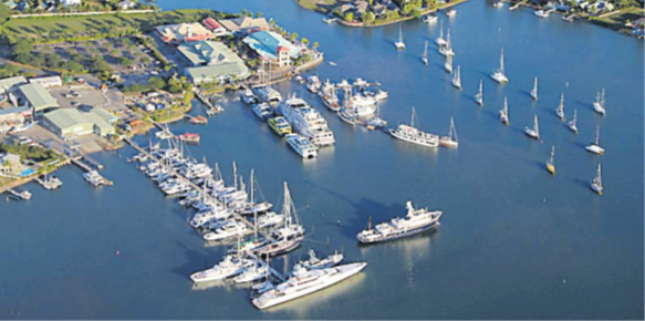 An aerial view of Port Denarau Marina in Nadi. Picture: FILE