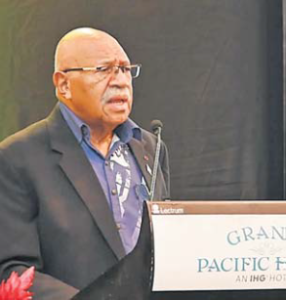 PM Sitiveni Rabuka launches theinitiative last Friday.
Picture: FIJI GOVERNMENT