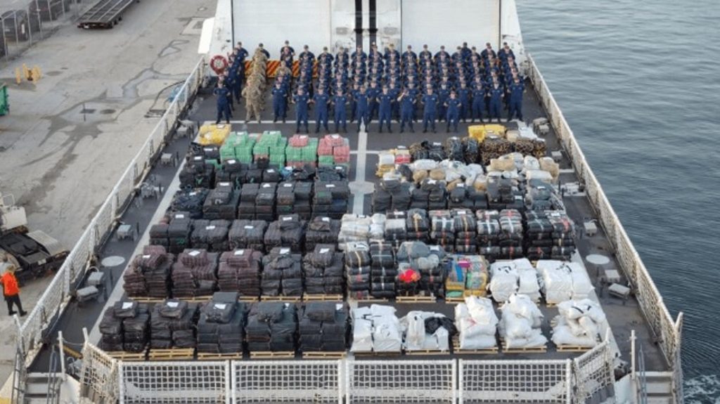 SHIPPING TIMES | 34-tonne cocaine off load