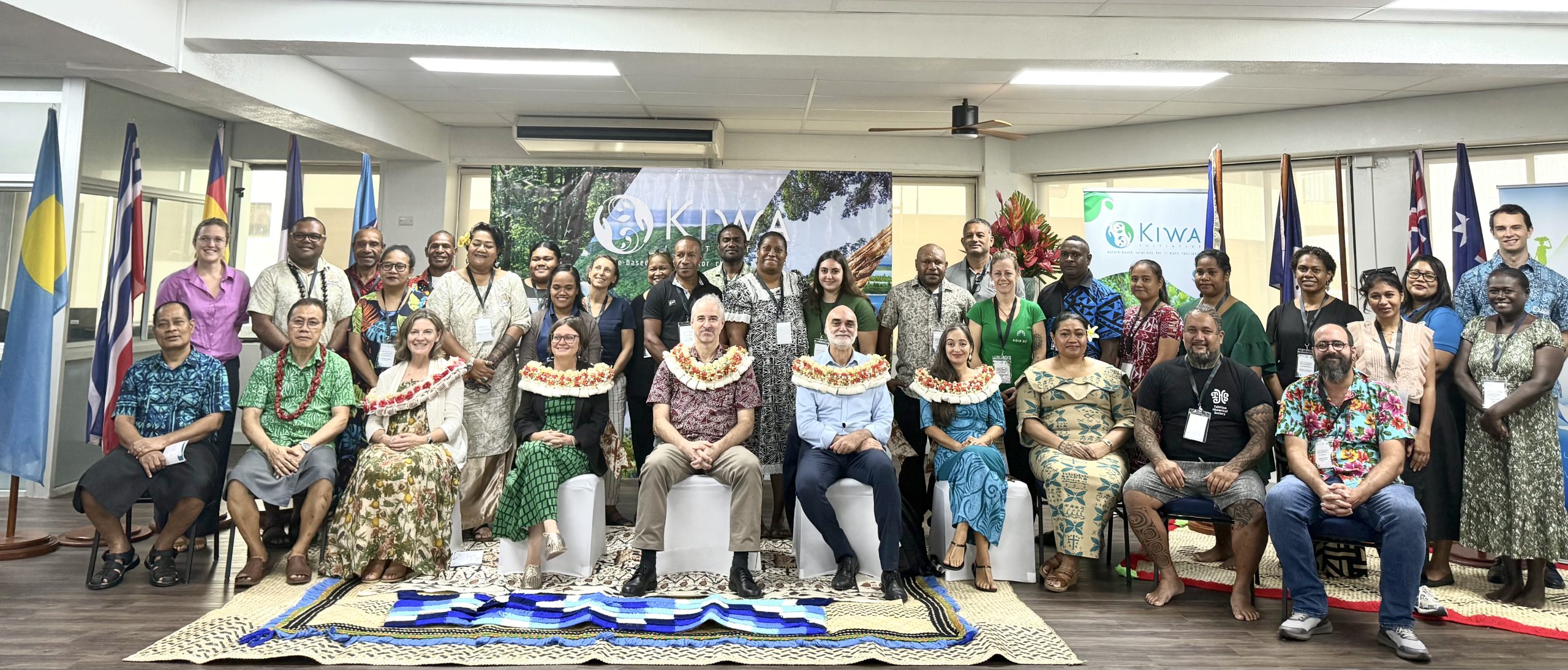 Grantees and donors of the 2025 projects by the IUCN - KIWA initiative. Picture: JOSEFA SIGAVOLAVOLA
