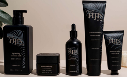 Yalo Fiji’s Own skin care products. Picture: SUPPLIED
