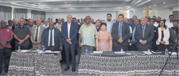 Participants at the opening of the Fiji-PNG Investment Business Forum 2025. Picture: SUPPLIED