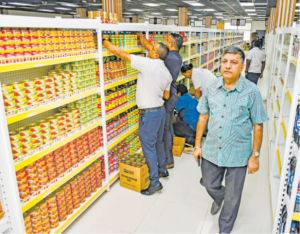 CJS Group of Companies co-founder Charan Jeath Singh walks around his new CJS Supermarket outlet in Nakasi, Nausori. Picture: ELIKI NUKUTABU