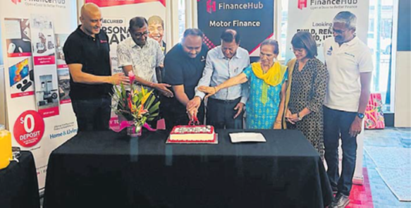 L-R: Vinod Patel CEO Rahul Amin, director Pravin Patel, Finance- Hub general manager Naushad Ali, Vinod Patel director Umakant Patel (BachuBhai), Mrs Umakant Patel, Vinod Patel CFO Nikita Patel, Home & Living CEO Jatin Patel. Picture: SUPPLIED