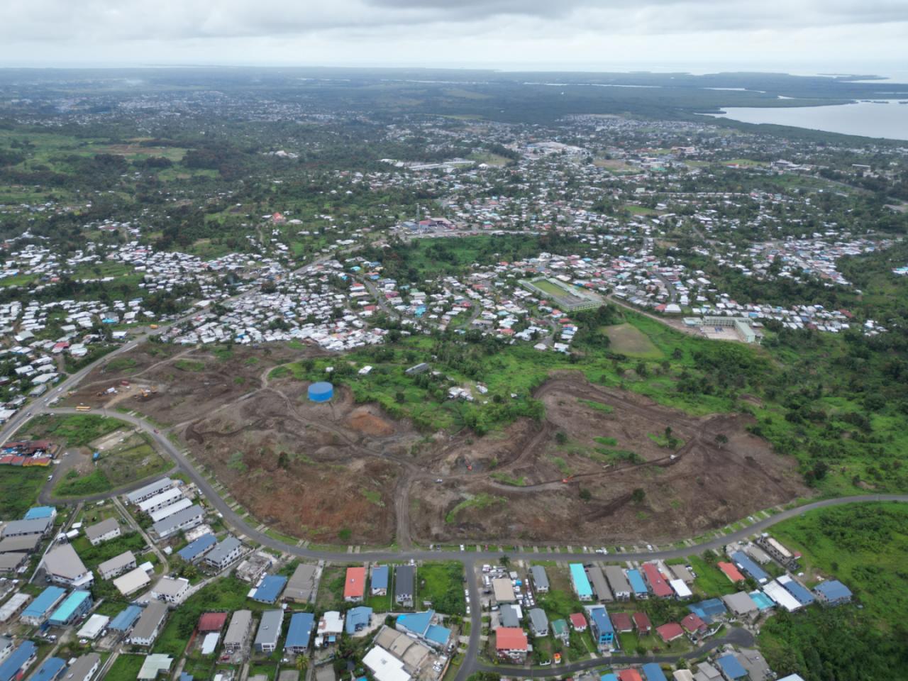 Development work continues on Housing Authority’s 162-acre land parcel in Tacirua Stage 2 outside Suva. Picture: SUPPLIED
