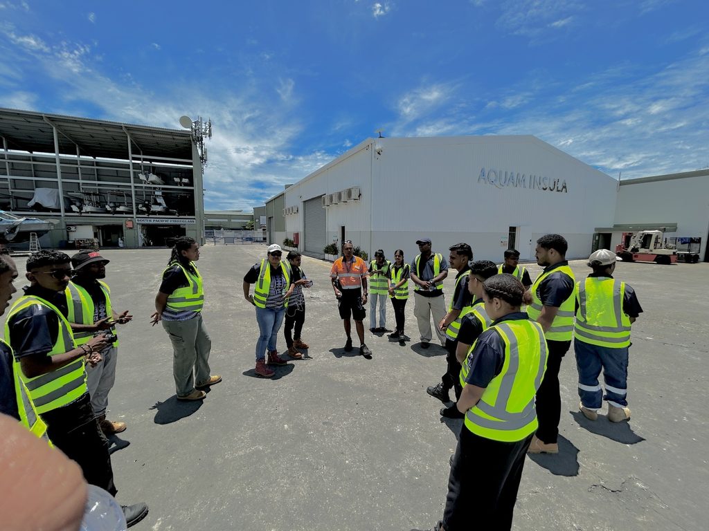 SHIPPING TIMES | Students observe real workplace hazards and risk controls at Denarau