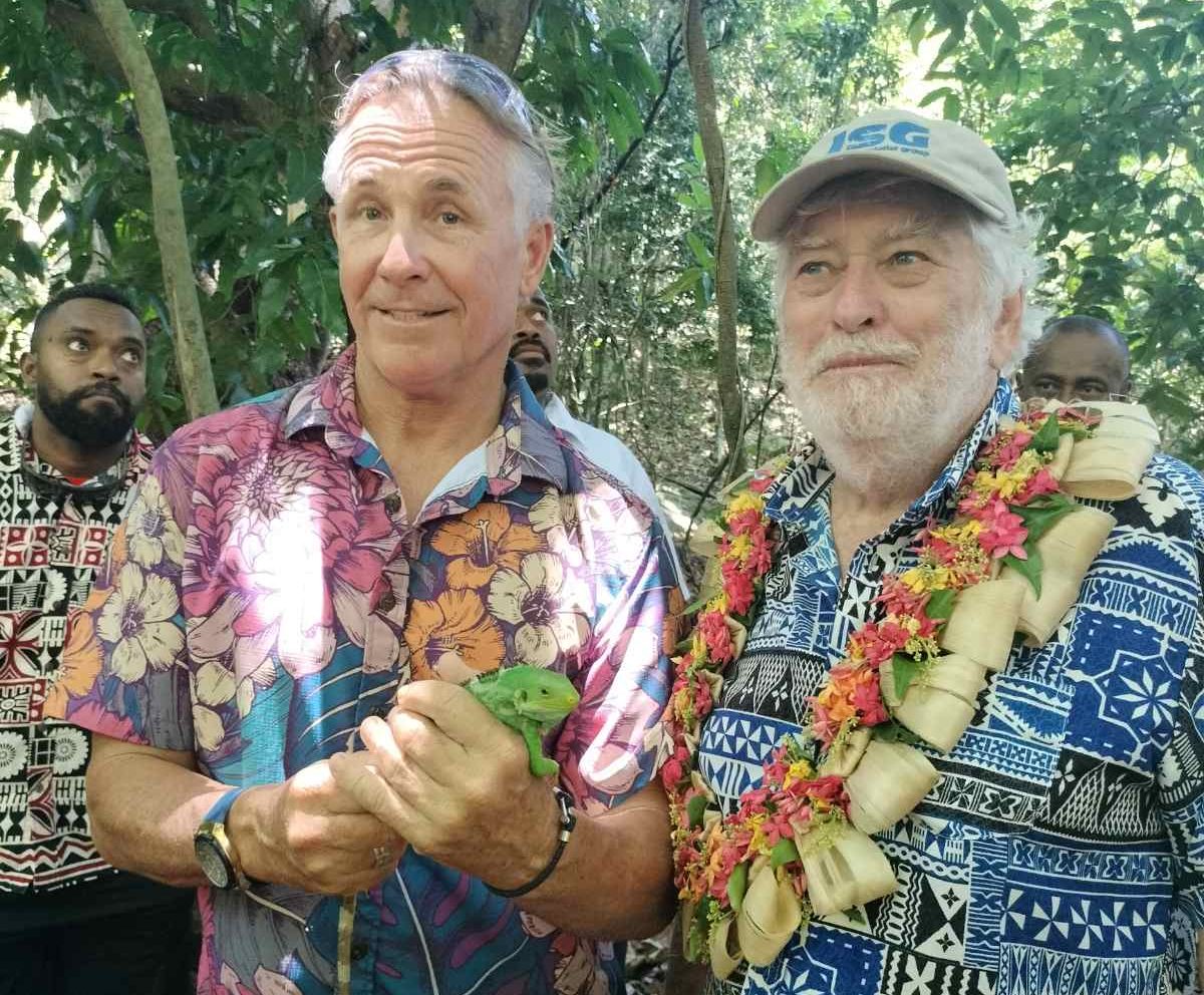 Castaway Island now home to endangered Fijian crested iguanas