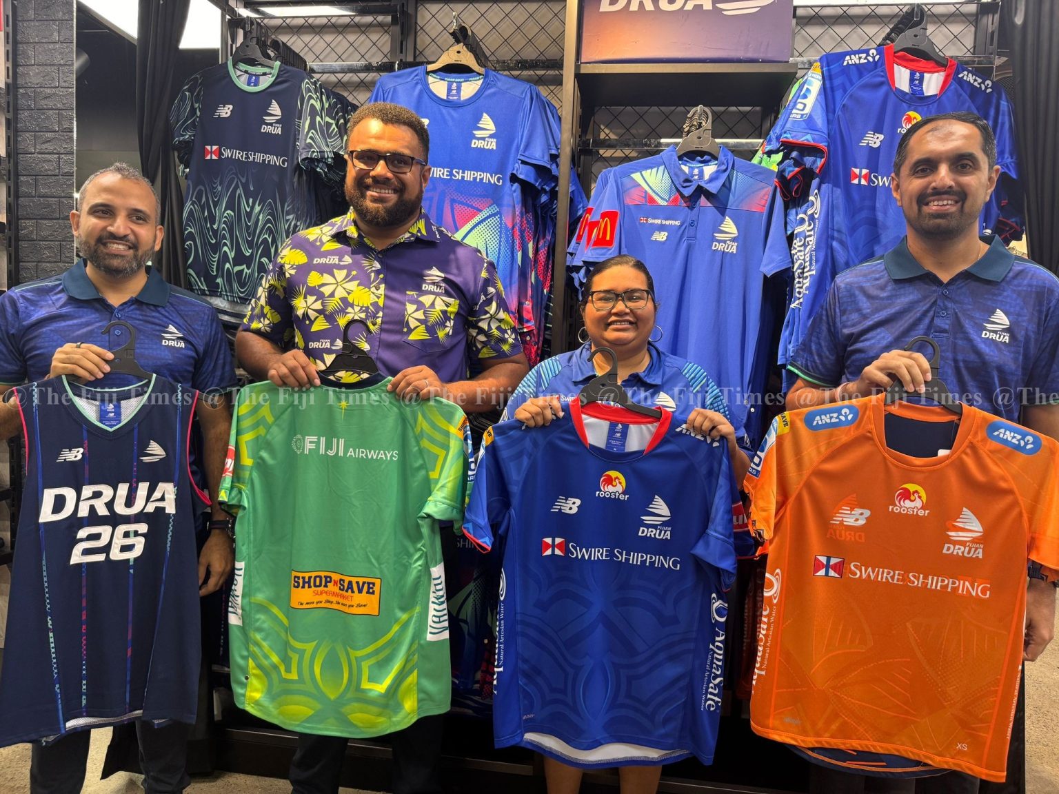 Fijian Drua unveil merchandise - The Fiji Times