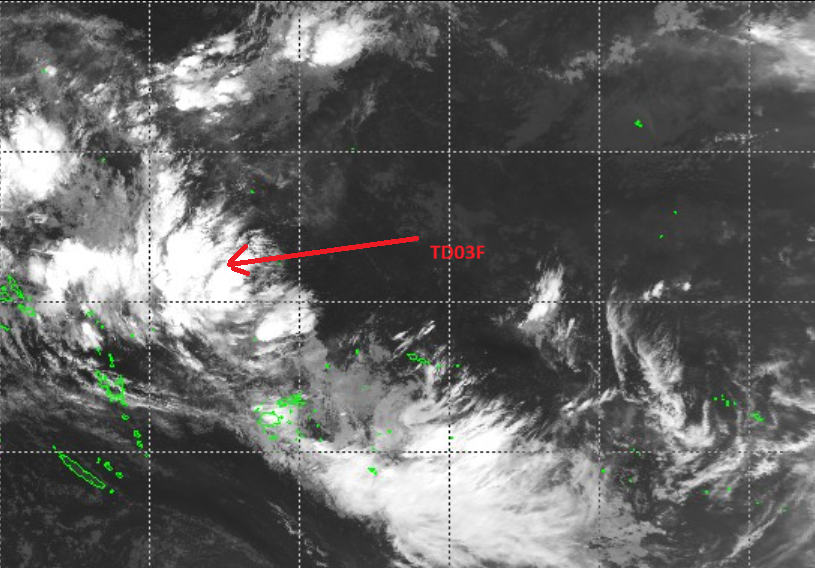 TD03F shows signs of strengthening, may develop after 48 hours